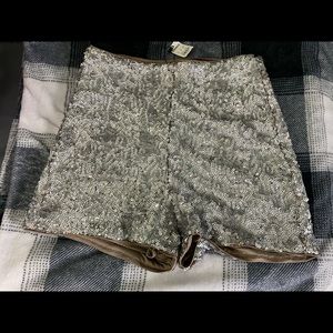 NWT EXPRESS SEQUIN SHORTS